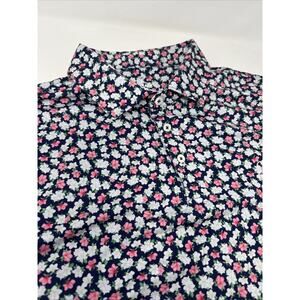 Rhoback Mens Performance Golf Polo Shirt The Azalea Masters XXL Floral Print EUC